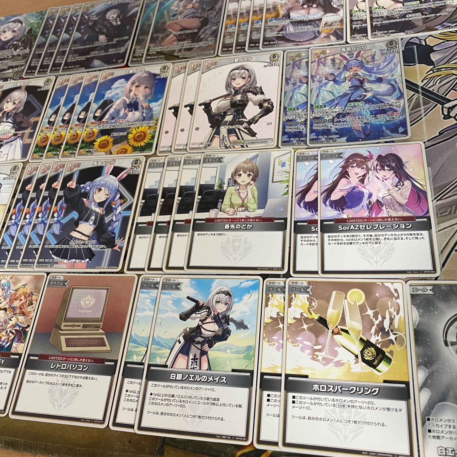 ホロライブOCG ぺこら　ノエル　デッキ ノエぺこ デッキ 兎田ぺこら 白銀ノエル ホロカ ホロライブ