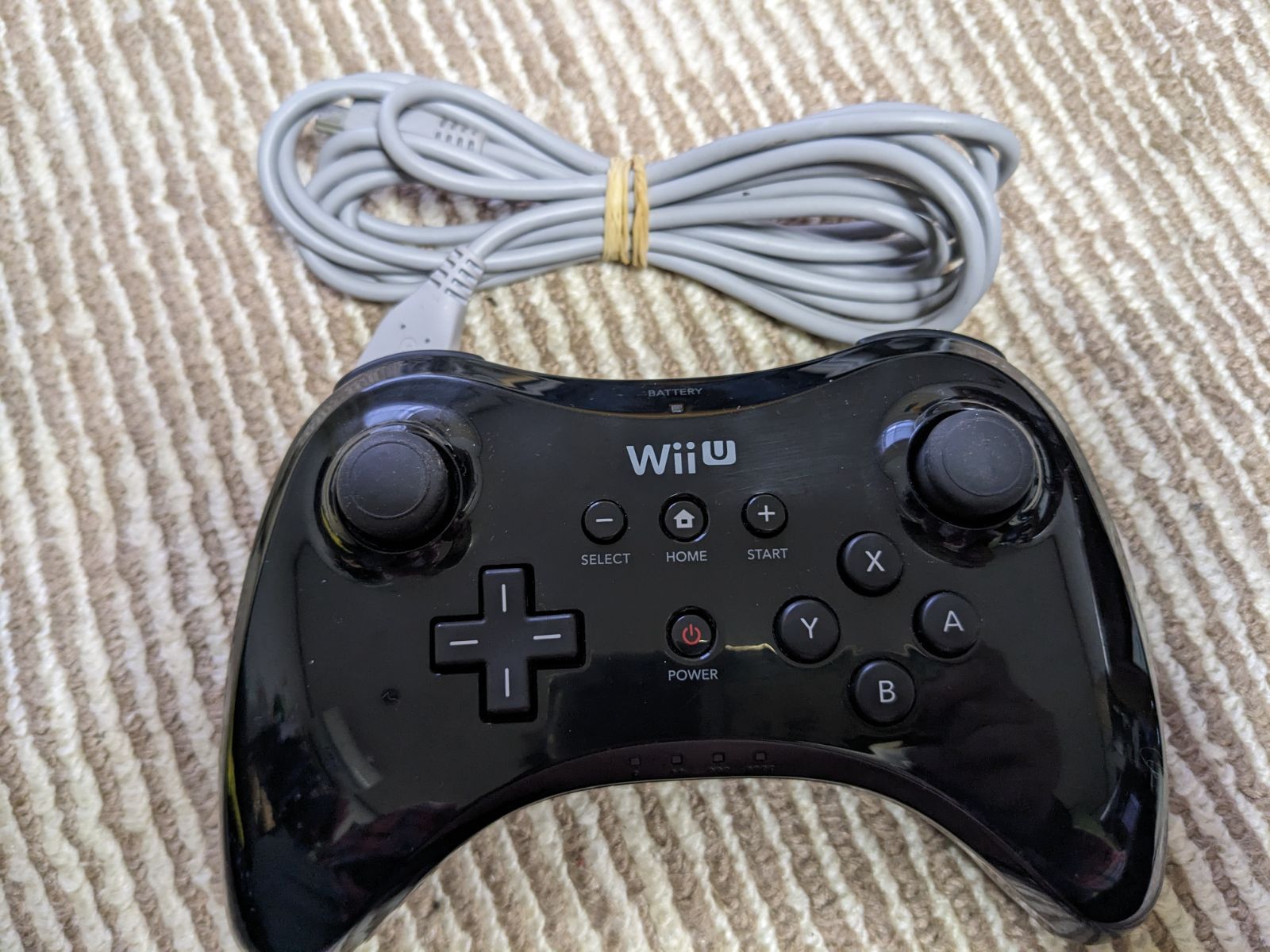 WiiU WUP-005 プロコントローラー プロコン ワイヤレス 充電コード付