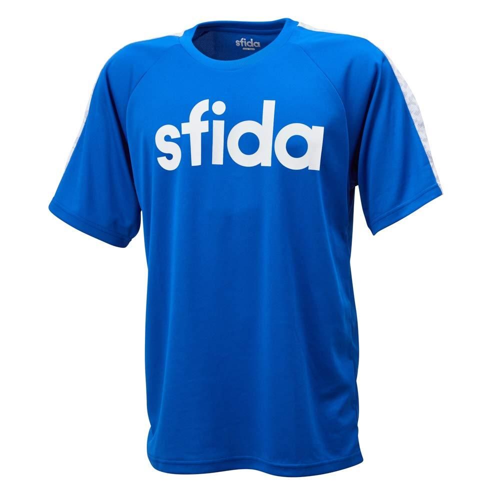 【新品・5営業日で発送】SFIDA(スフィーダ) BPプラクティスシャツS／S_LINE (SA21816) 色 : BLU サイズ : 2XL 