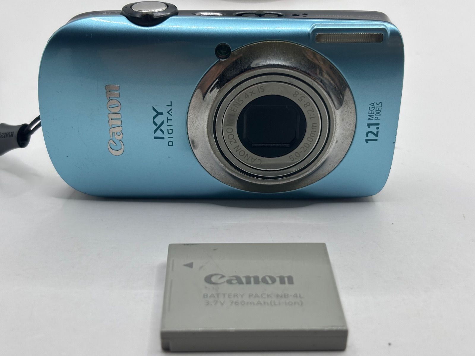 動作保証あり Canon IXY DIGITAL 510 ブルー PC1356 コンデジ デジカメ
