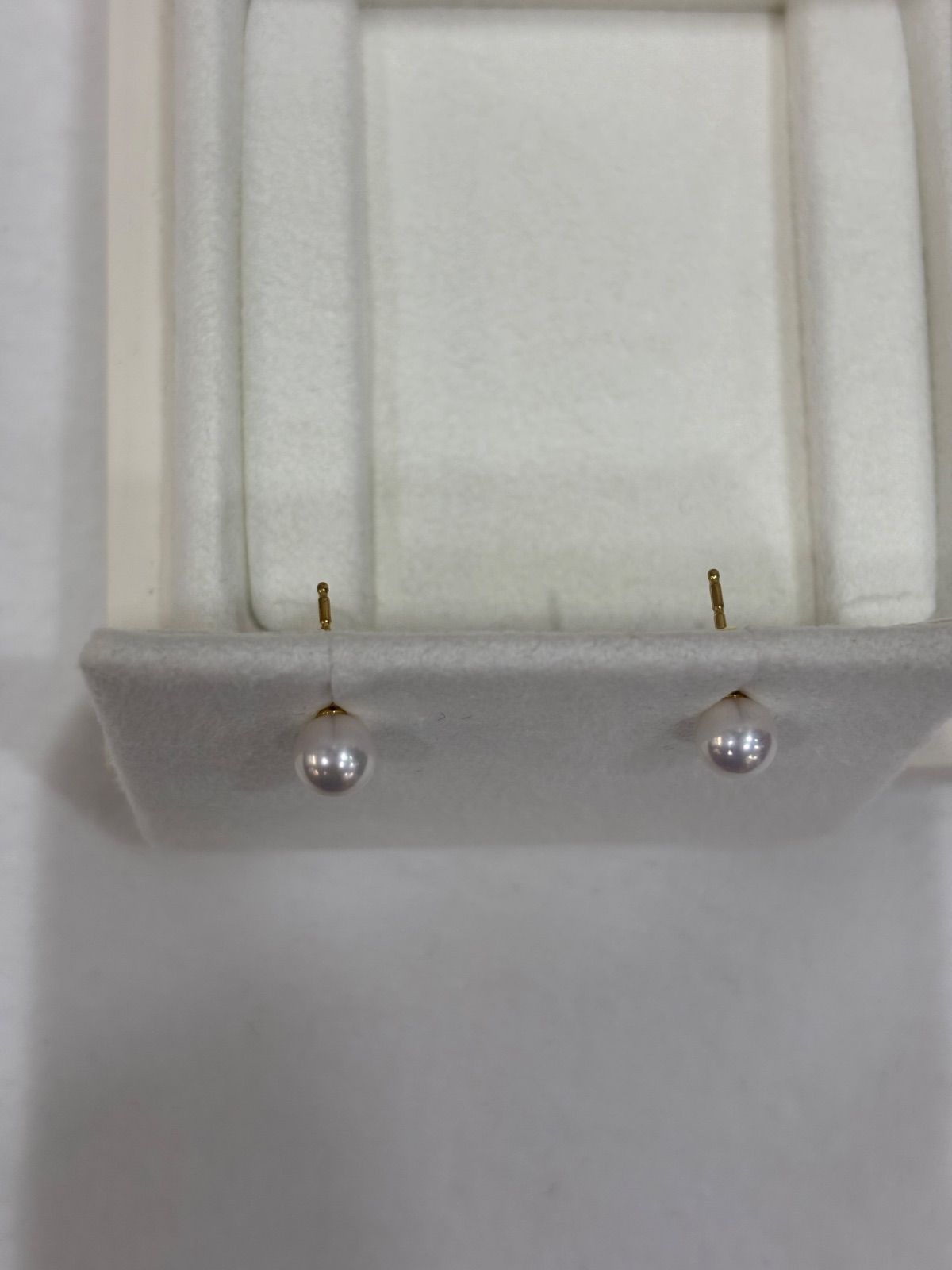 ✨【新品・未使用品】MIKIMOTO ミキモト パール ピアス/5.5mm/18k金 