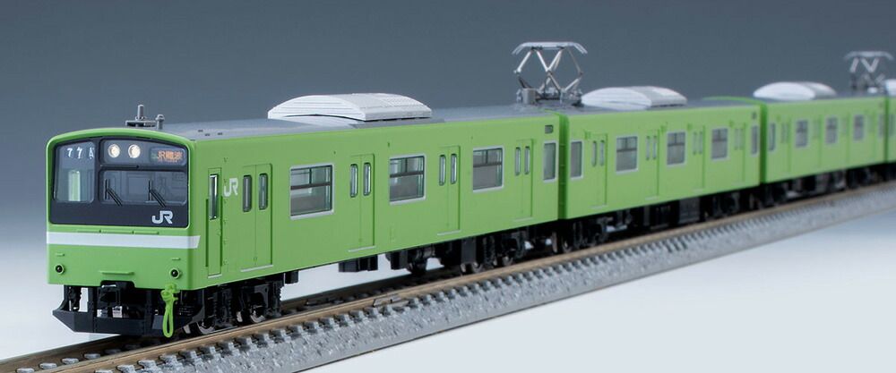 201系通勤電車（JR西日本30N更新車 ウグイス）セット（6両） 【TOMIX・98813】 「鉄道模型 Nゲージ トミックス」
