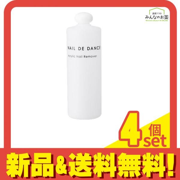 ネイルデダンス アクリリックネイルリムーバー アセトン 500mL 4個セット
