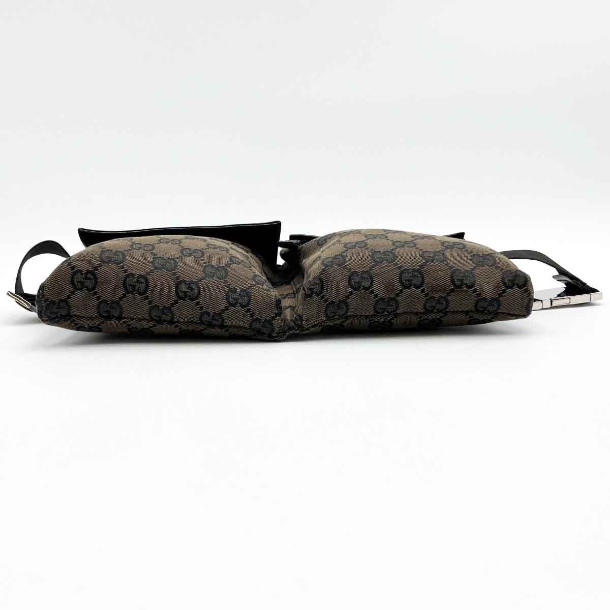 GUCCI グッチ GG柄 ウエストバッグ ボディバッグ ブラウン GG