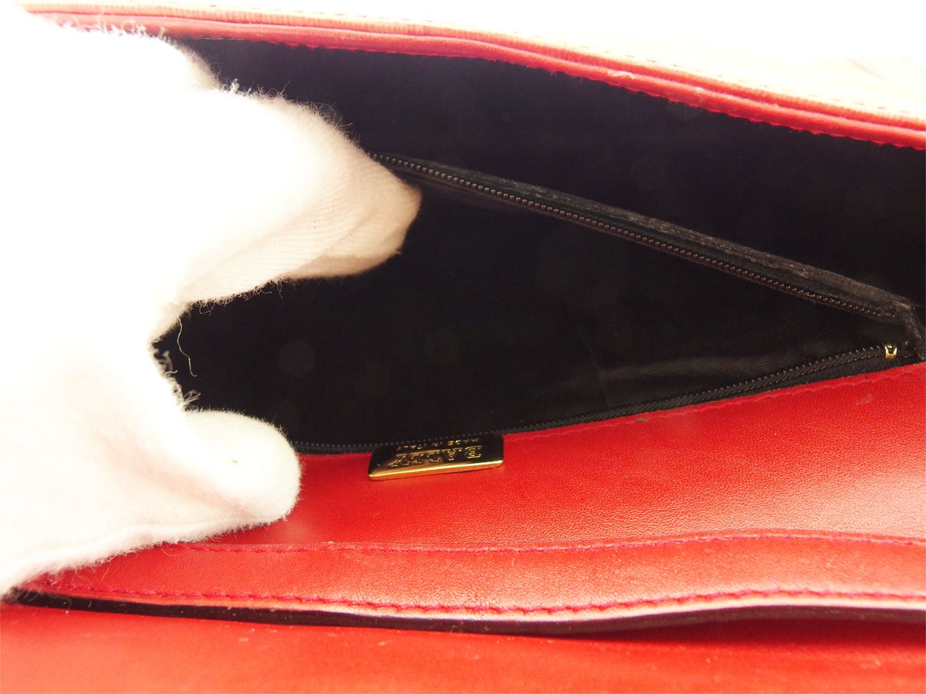 【X'masセール★30%OFF】バリー BALLY ショルダーバッグB柄 2WAY バッグ レッド ゴールド レディース 中古 超メルカリ市☆最大30％OFFセール中】バリー BALLY ショルダーバッグ B