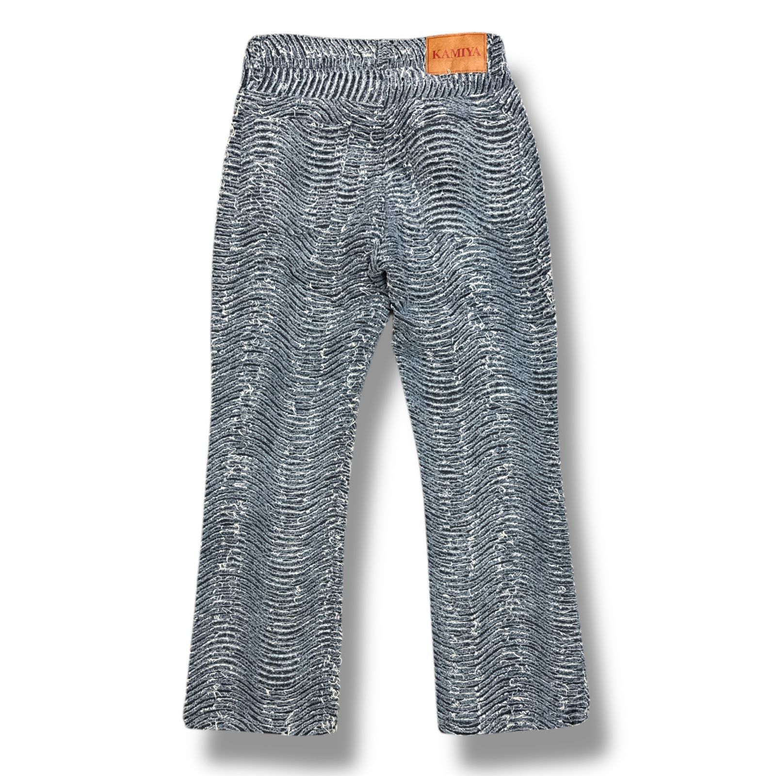 黒　KAMIYA 23AW ウェーブデニムジャケット　wave denim KAMIYA（カミヤ）の「Wave Denim Pants（デニムパンツ）」 - WEAR