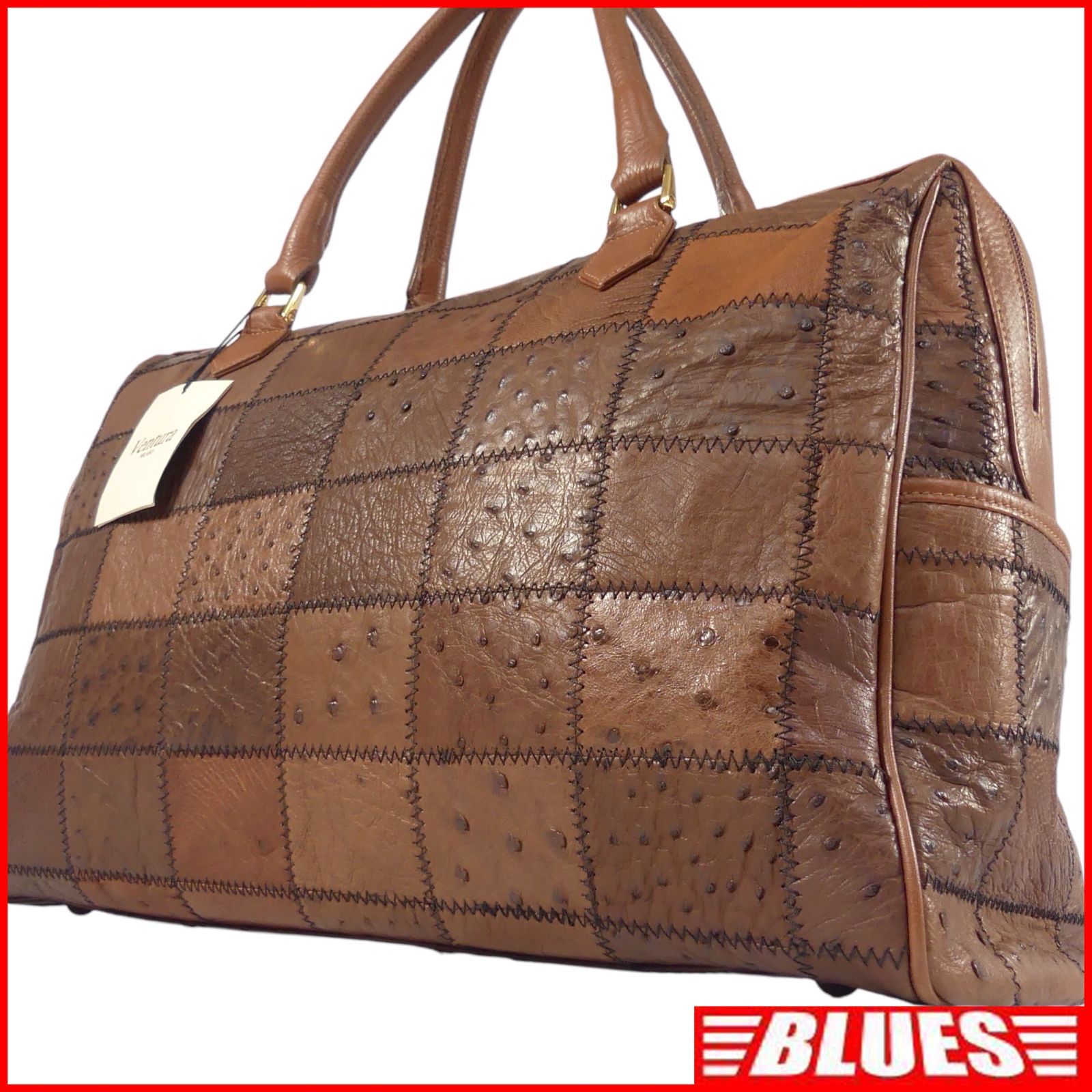 Ventura ベンチュラ JRA ボストンバッグ オーストリッチ NR4022 - メルカリ 