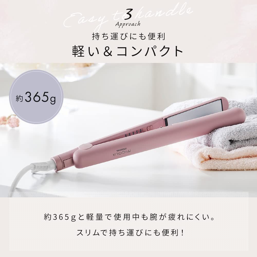 MiCOLA ヘアアイロン アイリスオーヤマ 立ち上げ30秒・軽量・両面アイリスオーヤマ ミコラ ストレートアイロン ストレート * 速乾 IRIS ドライヤー カール 大風量 プレゼントMiCOLAアイリスオーヤマ | ＼新カラー登場／