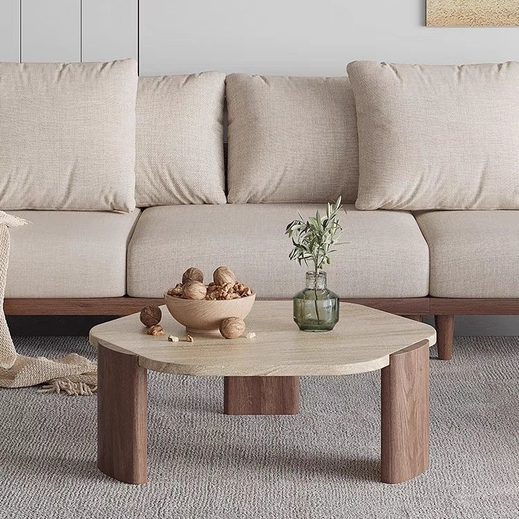 ☆（予約販売の商品） table081 無垢材 木製 トラバーチン