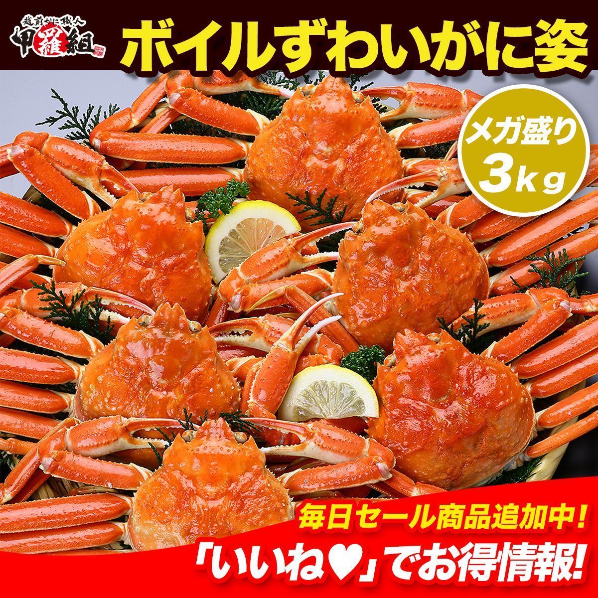 ? ボイルずわいがに 姿 ? 7尾食べ放題? 業務用産地箱のため食べ方の説明書同封不可 かに カニ 蟹 ずわいがに ズワイガニ かにみそ カニ味噌 カニミソ ボイル 鍋 甲羅組