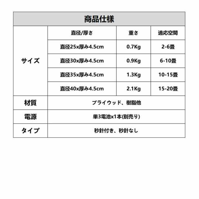 ウォールクロック ナチュラル
