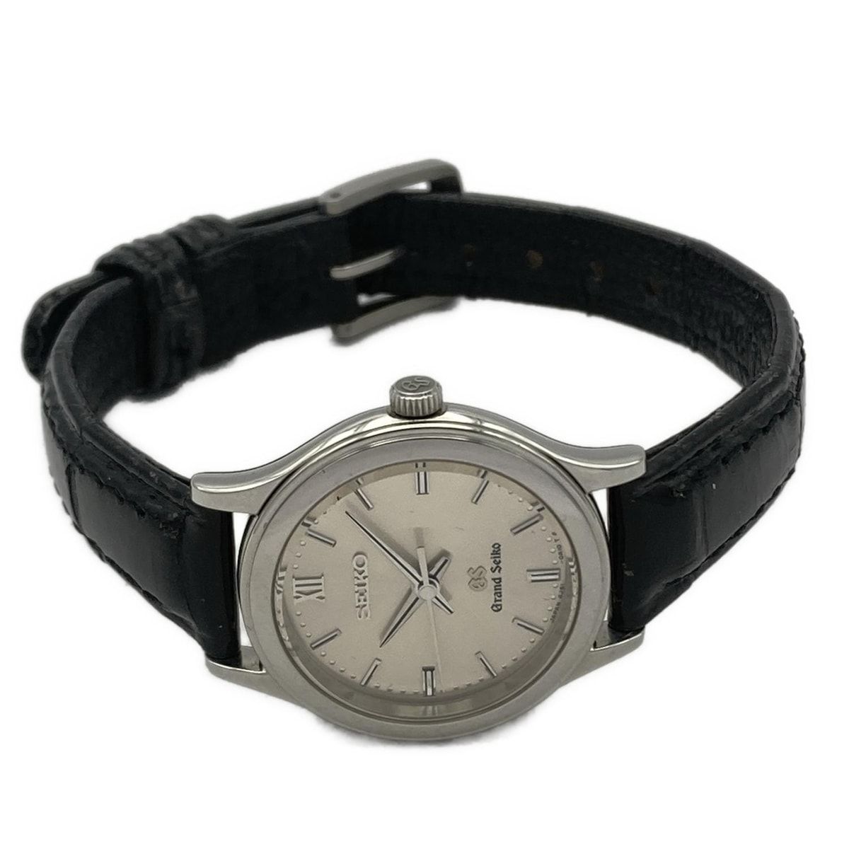 グランドセイコー 4J51-0A10 革ベルト クォーツ QZ レディース 時計 グランドセイコー Grand Seiko 4J51-0A10 シルバー文字盤