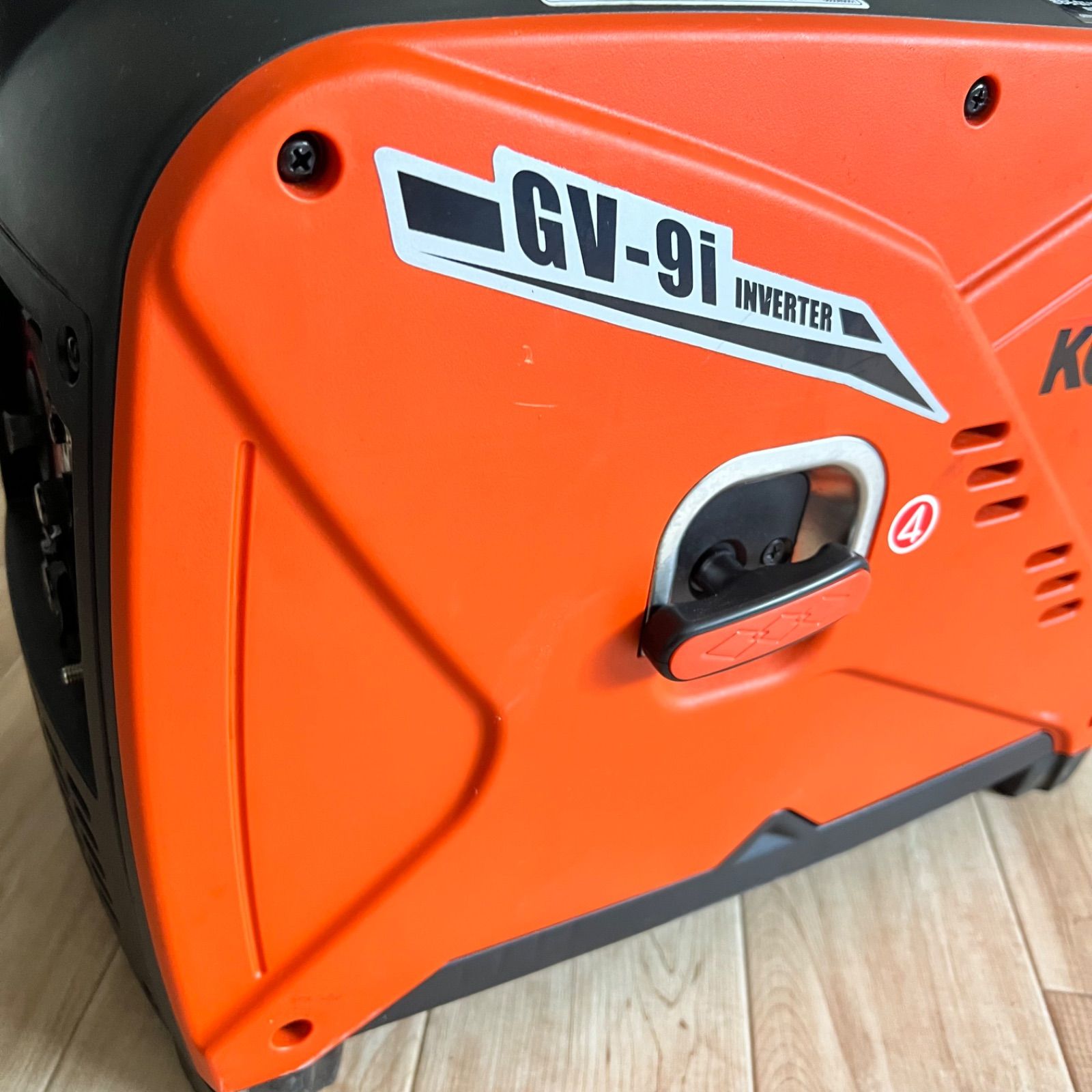【試運転のみ】KOSHIN インバーター発電機 GV-9i オレンジ インバーター発電機 GV-9i KOSHIN 工進のレンタル