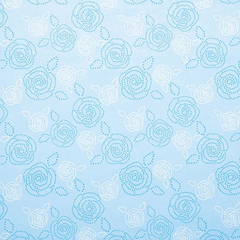 まとめ買い シモジマ HEIKO 包装紙 花柄 半才 ステッチローズ LB 100枚 758×523mm ラッピング用品 002312714 ×3セット