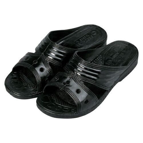 フィッティングサンダル ブラック12800031 10P オーミケンシ