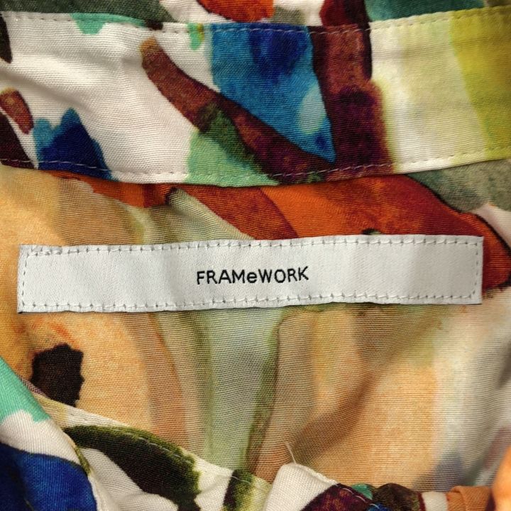 Framework フレームワーク イペカプリントハーフスリーブシャツ 楽天市場】【SALE／30%OFF】イペカプリントハーフスリーブシャツ
