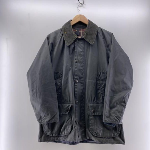 中古】Barbour 90s BEDALE オイルドジャケット ブラック size 38 ※穴