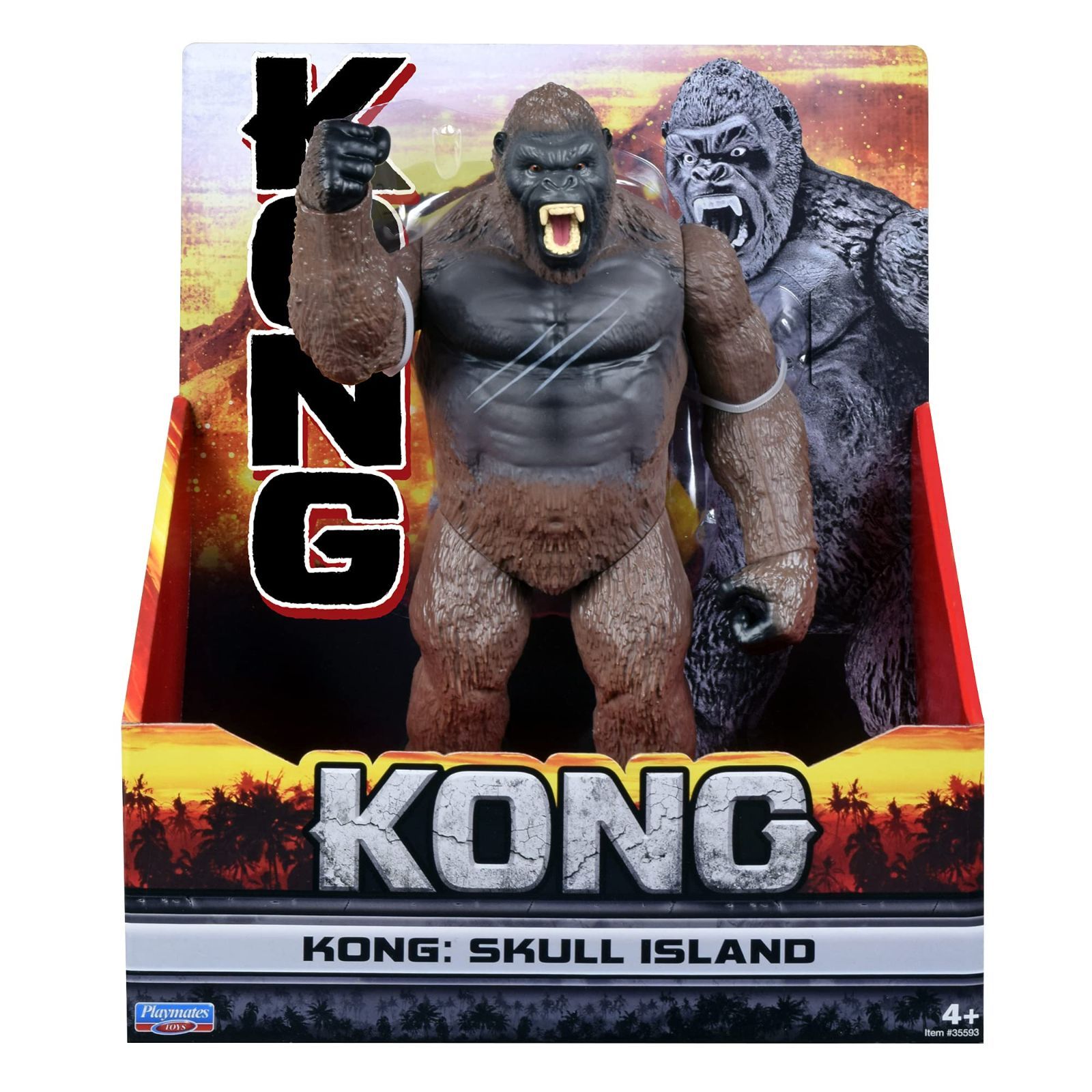 新品 フィギュア コング Playmates 髑髏島の巨神 KONG : キングコング