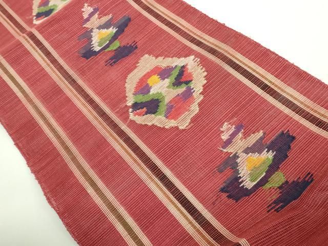 平和屋着物□極上 夏物 1854年創業 帯屋捨松 八寸名古屋帯 抽象文様