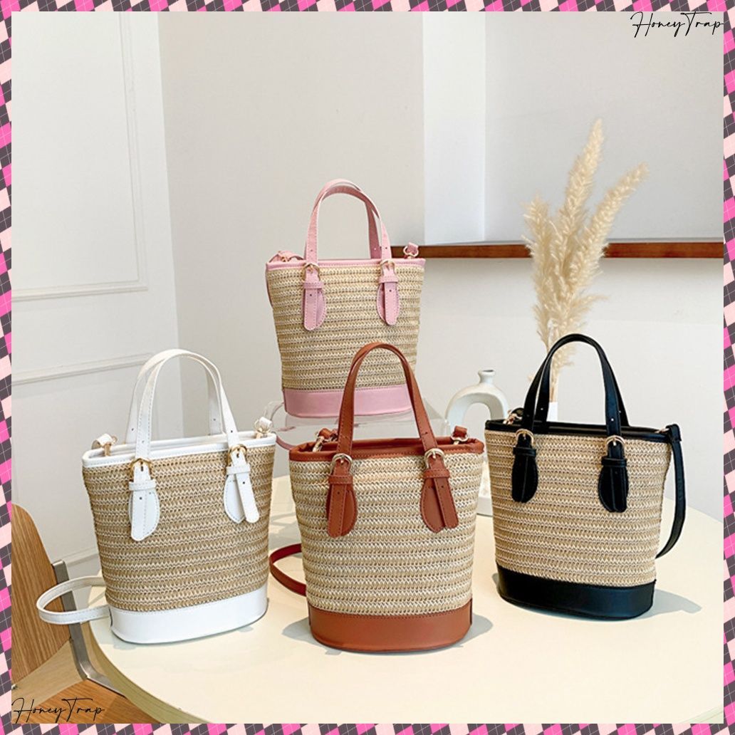 送料無料 ストローショルダーバッグ かごバッグ 夏 トートバッグ