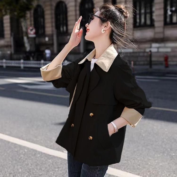 【上品&オシャレ見え♪】DIOR★ベルト付き ショートジャケット レディース アウター ジャケット ショート 羽織り トレンチ