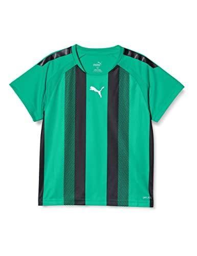 【新品・5営業日で発送】PUMA プーマ TEAMLIGA_ストライプ_ゲームシャツ (705147) 色 : PEPPER_GRN- サイズ : 150 