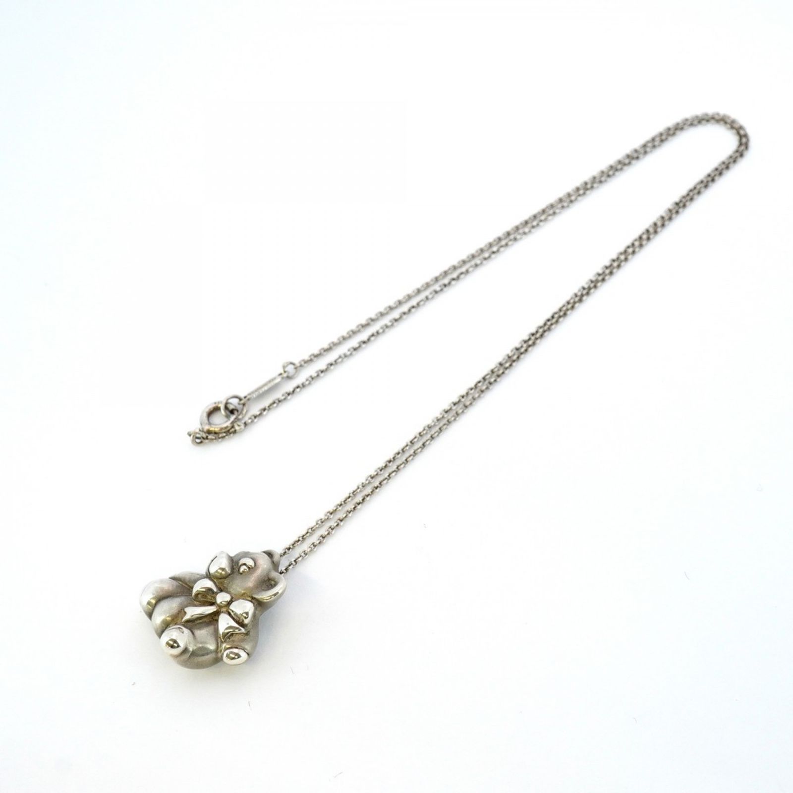 ■Tiffany ティファニー テディベア ネックレス 925 シルバー TIFFANY&Co.】ティファニー テディベア ネックレス シルバー925