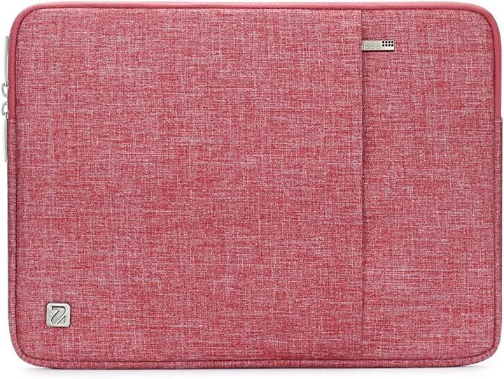 NIDOO 12.9 inch Laptop Sleeve Waterproof Shock Absorption Water Repellent Case Notebook Bag (Red, 11-12.9 Inch/ Surface Pr)