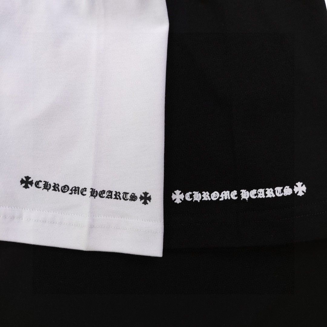 Hearts 梵字馬蹄プリントカジュアル半袖Tシャツ