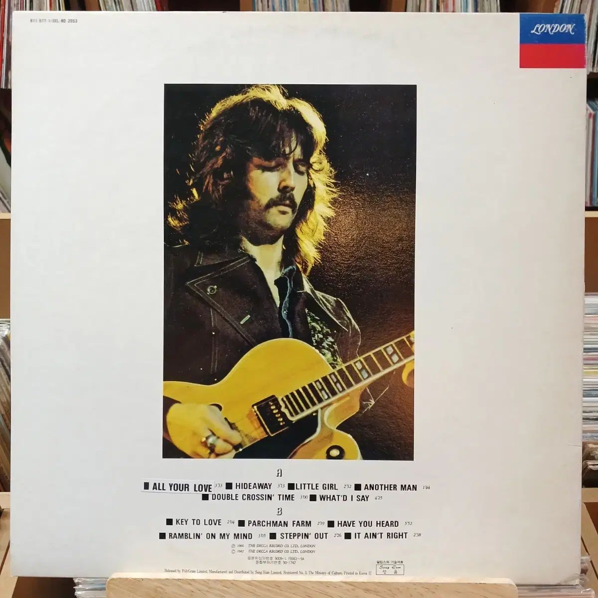 ゾーン メイオール With エリック ERIC ヨンジェ クラプトン LP CD