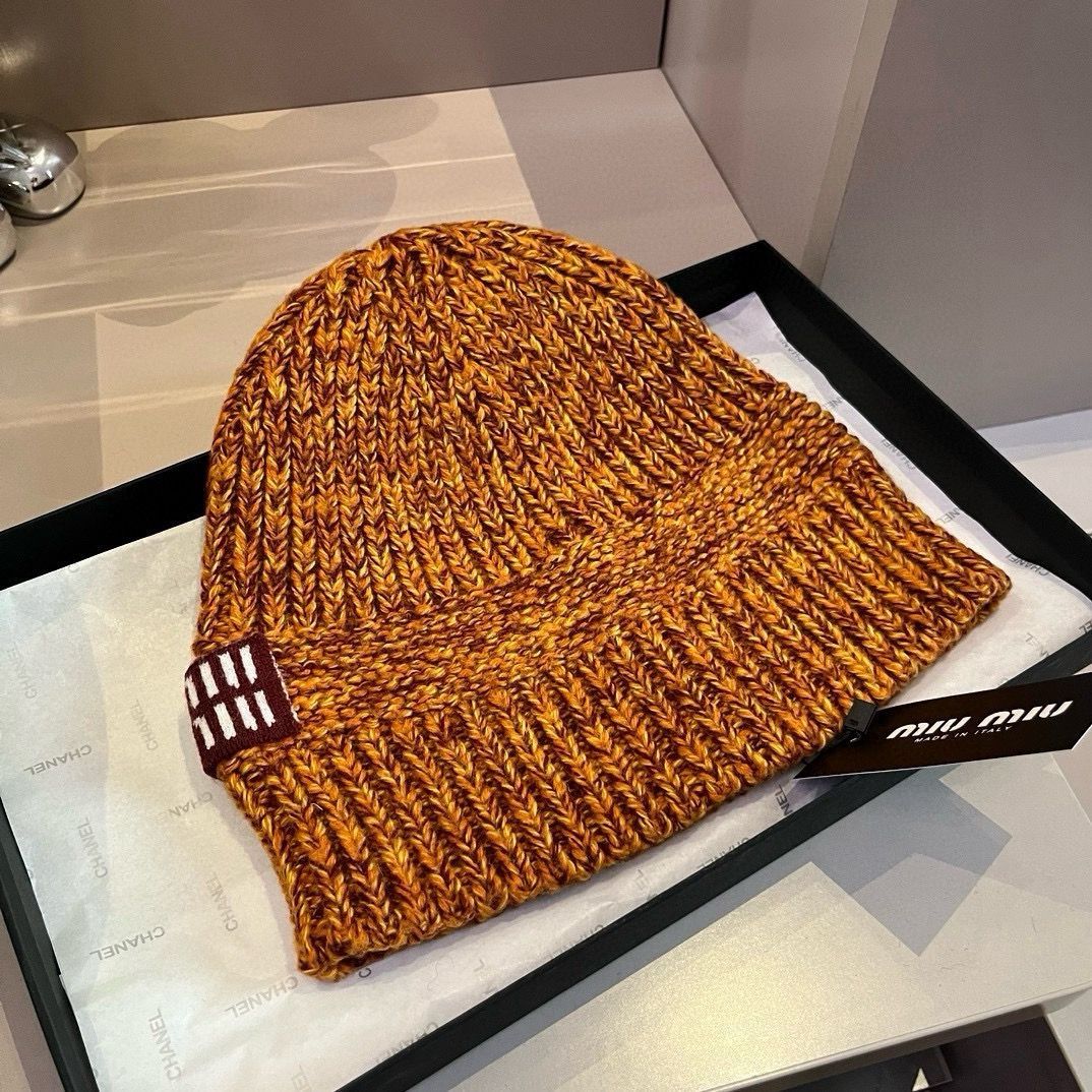 今日特価】Miu Miu 2024 秋冬新作 ニットキャップ-3 ミュウ