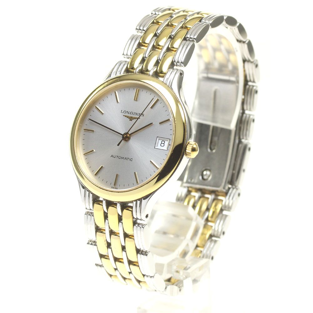 LONGINES ロンジン L4.636.2 デイト クォーツ 腕時計 メンズ 電池交換