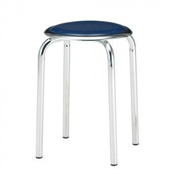 藤沢工業 TOKIO スツール M-24M ネイビー 10脚入