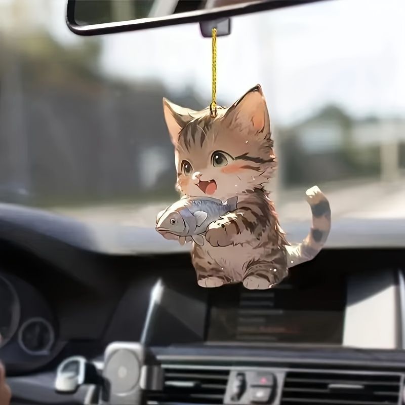 K アニメ　ネコ　アクリルキーホルダー 夜は猫といっしょ_トレーディングアクリルキーホルダー(単位