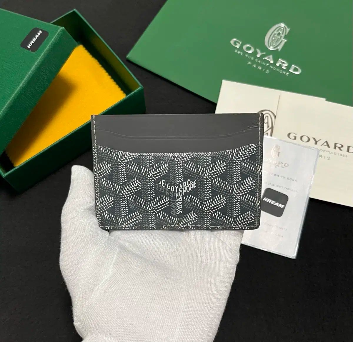 GOYARD ゴヤール名刺入れ マルゼルブカードケース グレー 楽天市場