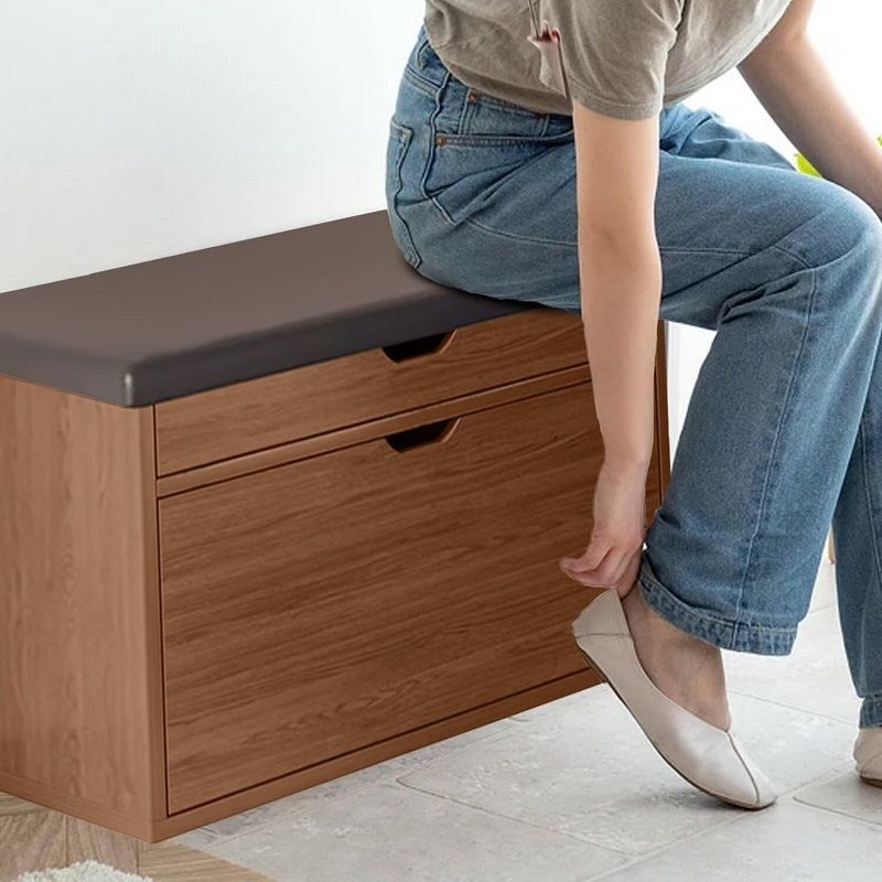 AORTD 玄関ベンチ 玄関椅子 収納ベンチ 下駄箱 開閉式玄関ベンチ 靴箱2