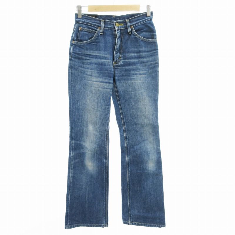 【美品】Lee リー フレアカーゴデニム 濃紺 ブーツカット ベルボトム Lee リー ジーンズ メンズ 202 ベルボトム アメリカン