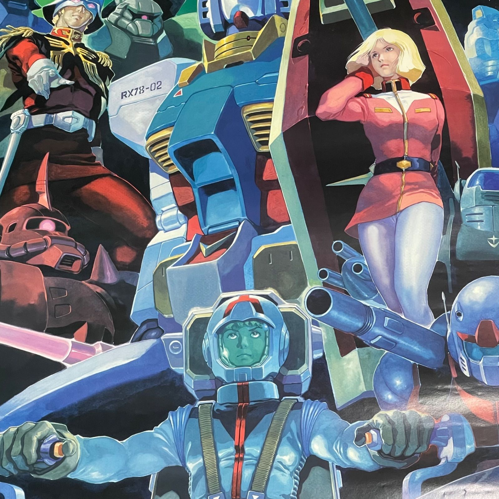 NPA】機動戦士ガンダム 連邦vsジオン DX B2ポスター ps2 告知
