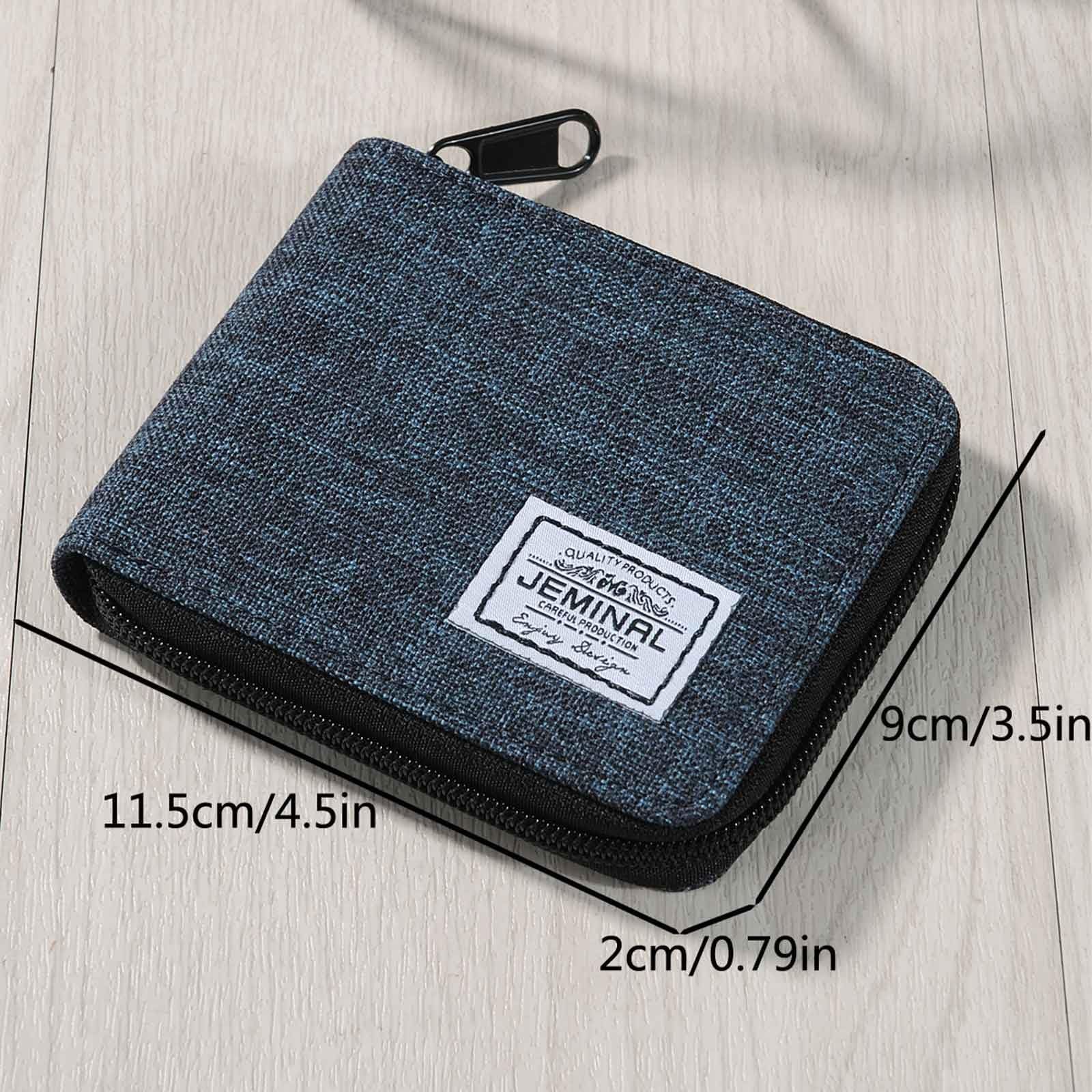 数量 ＪＭ ＪＥＭＩＮＡＬ 杰米路 カジュアルウォレットショートジップウォレットユースメンズとレディース潮布財布グラデーション リネンウォレット