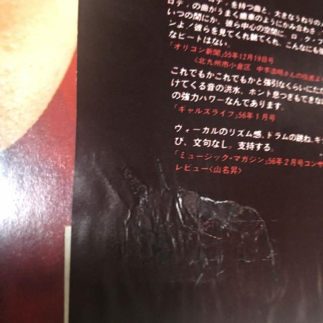 傷なし美盤 美ジャケ 新品並み ルースターズ Roosters 1980年 LP