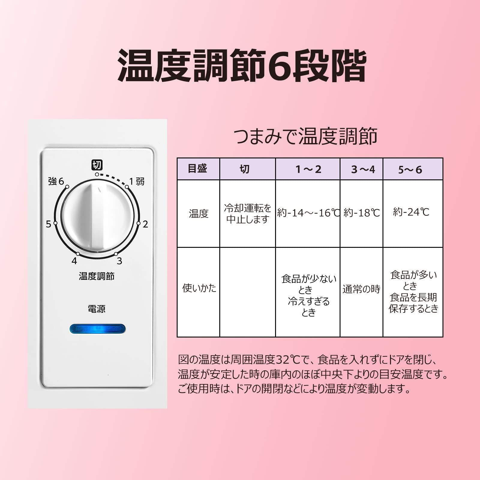 COMFEE 冷凍庫 99L 小型 上開き 温度調節6段階 大容量冷凍 省エネ ストッカー 家庭用 RCC100WH E ホワイト