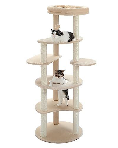 PETEPELA(ぺテぺラ) キャットタワー 大型猫用 据え置き型 スリム Amazon | PETEPELA(ぺテぺラ) キャットタワー 猫タワー スリム