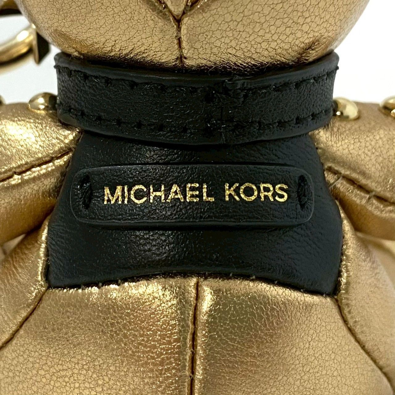 MICHAEL KORS】メタリックベア チャーム ゴールド/金 ブラック