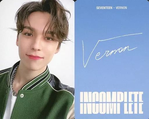 中古】コレクションカード(男性) SEVENTEEN/VERNON(バーノン)/裏面印刷