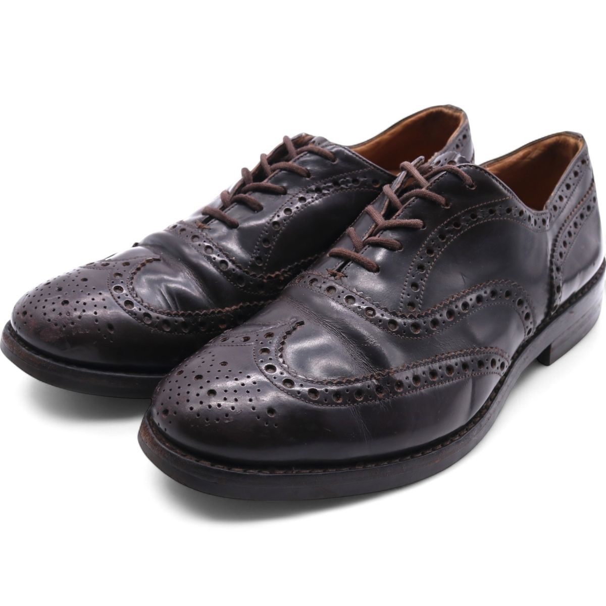 古着 チャーチ CHURCH S ウイングチップシューズ 英国製 メンズ26.0cm相当 ヴィンテージ|saa011997
