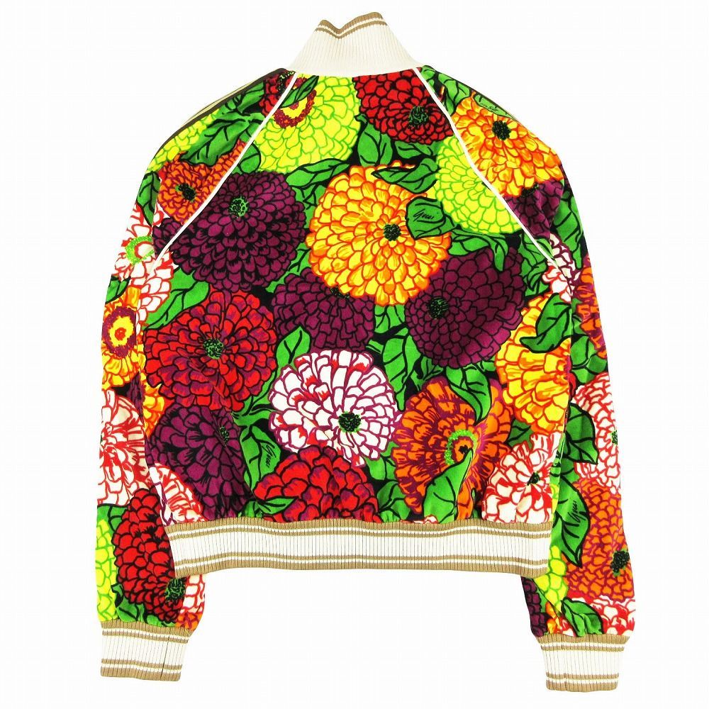 美品 GUCCI グッチ ケンスコット ベロアジップジャケット フラワー