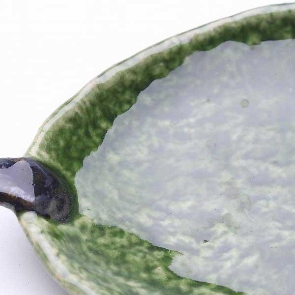 3Pセット）瀬戸焼 手付豆皿（織部） ※陶器,個性的,シリーズ,高級感