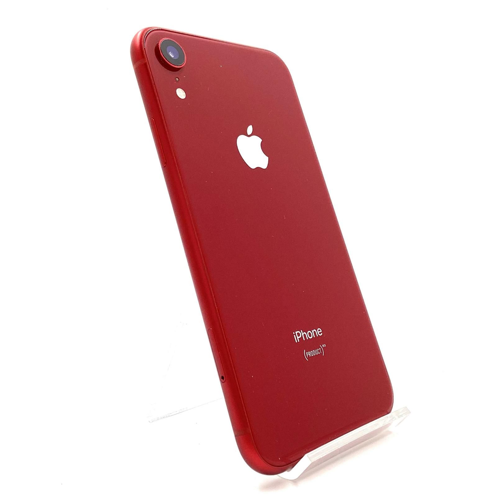 【全額返金保証】【最速発送】Apple iPhone XR 128GB (PRODUCT)RED Softbank 白ロム 79% 動作確認済
