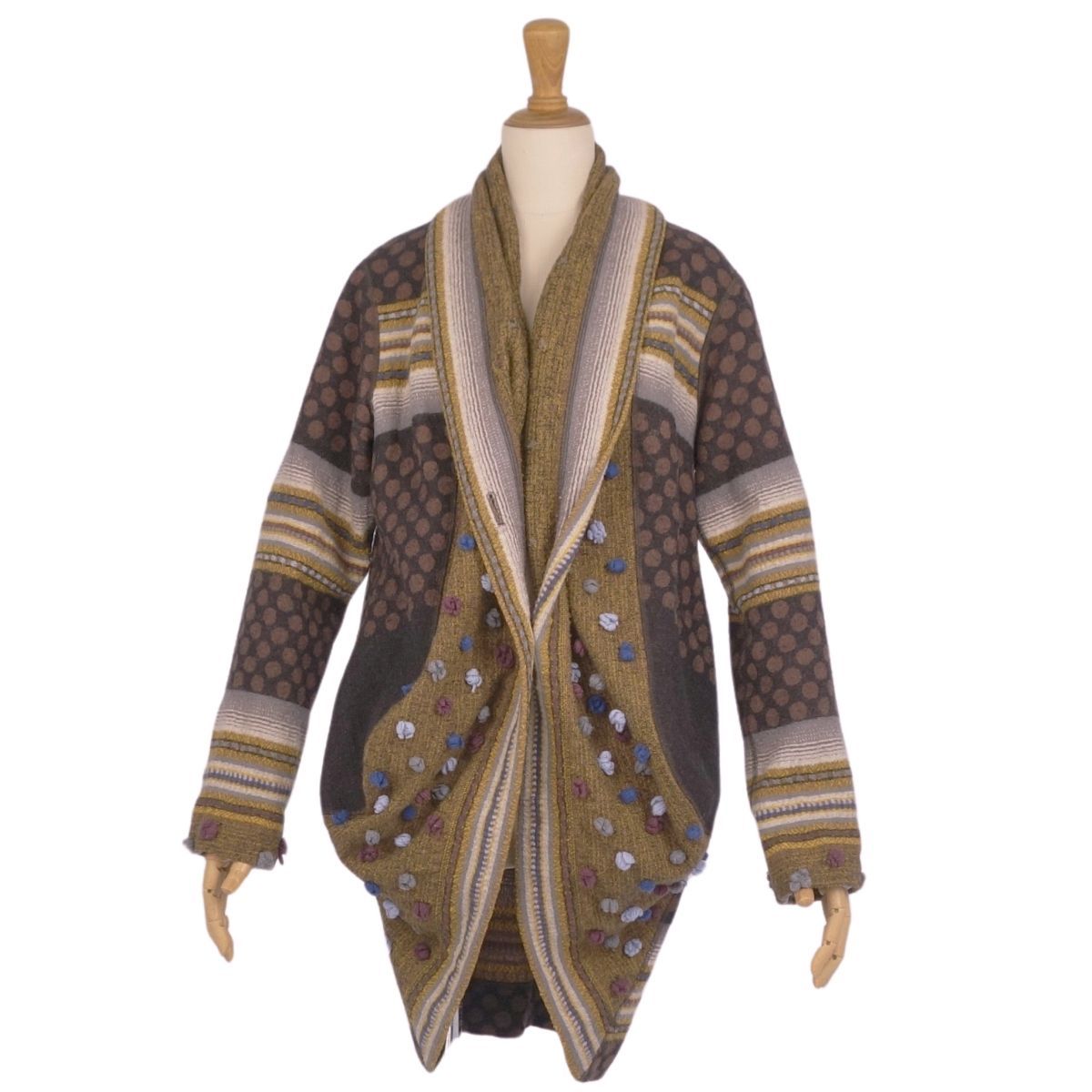美品 ハート イッセイミヤケ HaaT ISSEY MIYAKE カーディガン