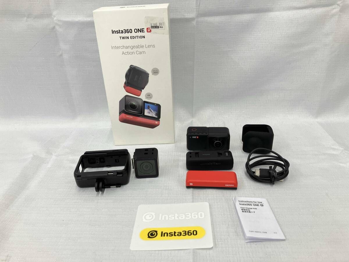 Shenzhen Arashi Vision Insta360 ONE R Twin Edition CINAKGP A 360度レンズモジュｰル 4K広角レンズモジュｰル ウェアラブルカメラ